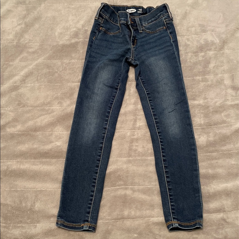 Old Navy Little Girls Skinny Jeans Rockstar Jegging Size 6